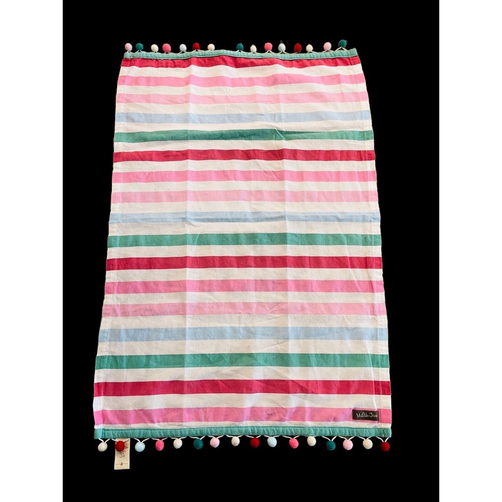 Matilda Jane Wonderment Baking Day Tea hand‎ kitchen Towel Pom Pom